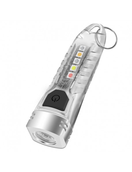 Boruit V1 XPG2 400 Lumens USB Type-C Rechargeable LED Keychain Flashlight