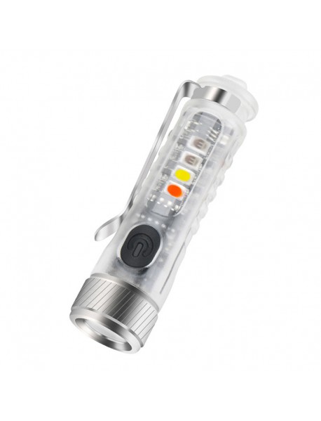 Boruit MY22 XPG2 220 Lumens USB Type-C Rechargeable LED Keychain Flashlight