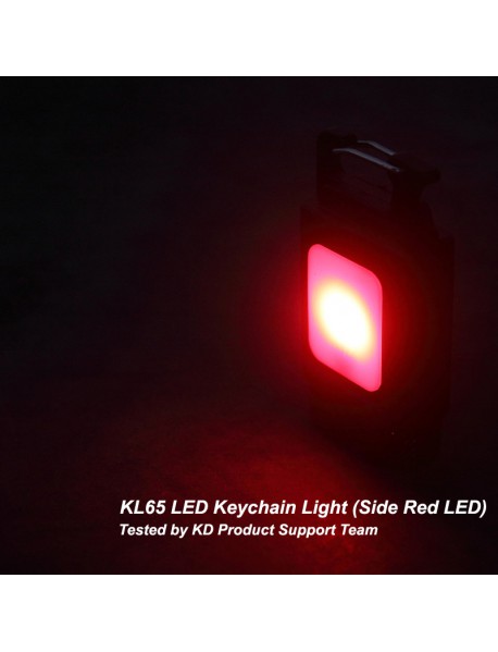 KL65 500 Lumens Multi-function USB Type-C Rechargeable Keychain Light