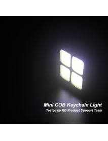Mini 4 x COB LED 500 Lumens 4-Mode USB Type-C Rechargeable Keychain Light