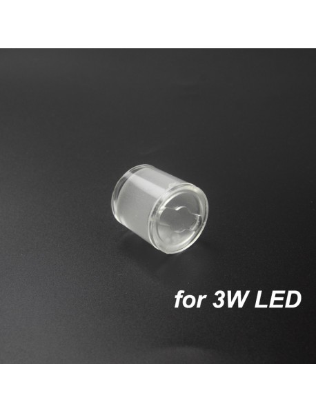 21.8mm (D) 3-Degree Narrow beam PMMA Optical Lens for 3W LED