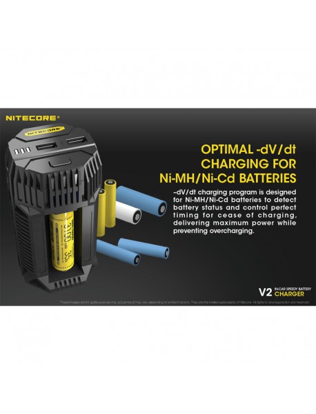 NiteCore V2  In-car Speedy Battery Charger