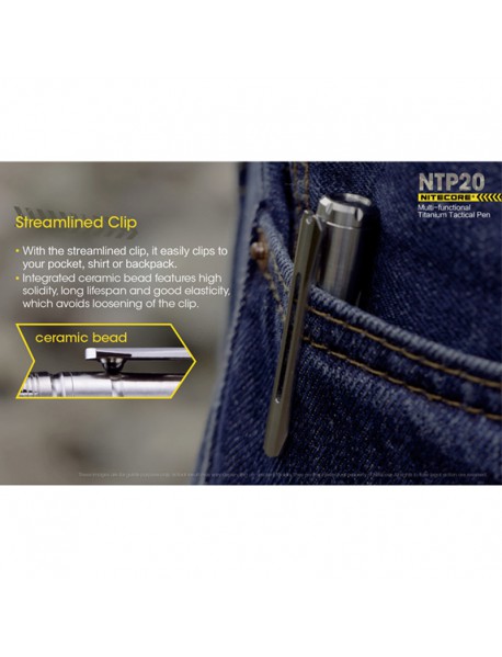 NiteCore NTP20 Multi-functional Titanium Tactical Pen