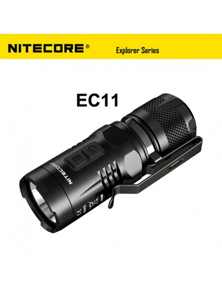 NiteCore EC11 Cree XM-L2 U2 900 Lumens White Light SMO LED Flashlight (1 x CR123 / 1 x RCR123)