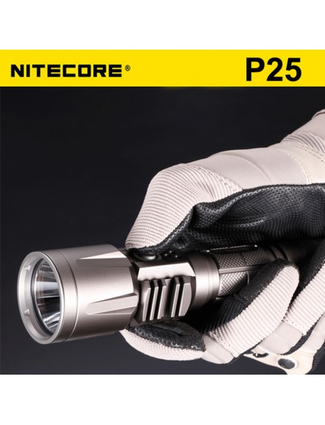 NiteCore P25 Cree XM-L2 T6 960 Lumens White Light SMO LED Flashlight (1 x 1860 / 2 x CR123)