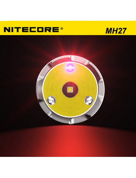 NiteCore MH27 Cree XP- L HI V3 1000 Lumens White Light SMO LED Flashlight (1 x 18650 / 2 x CR123)