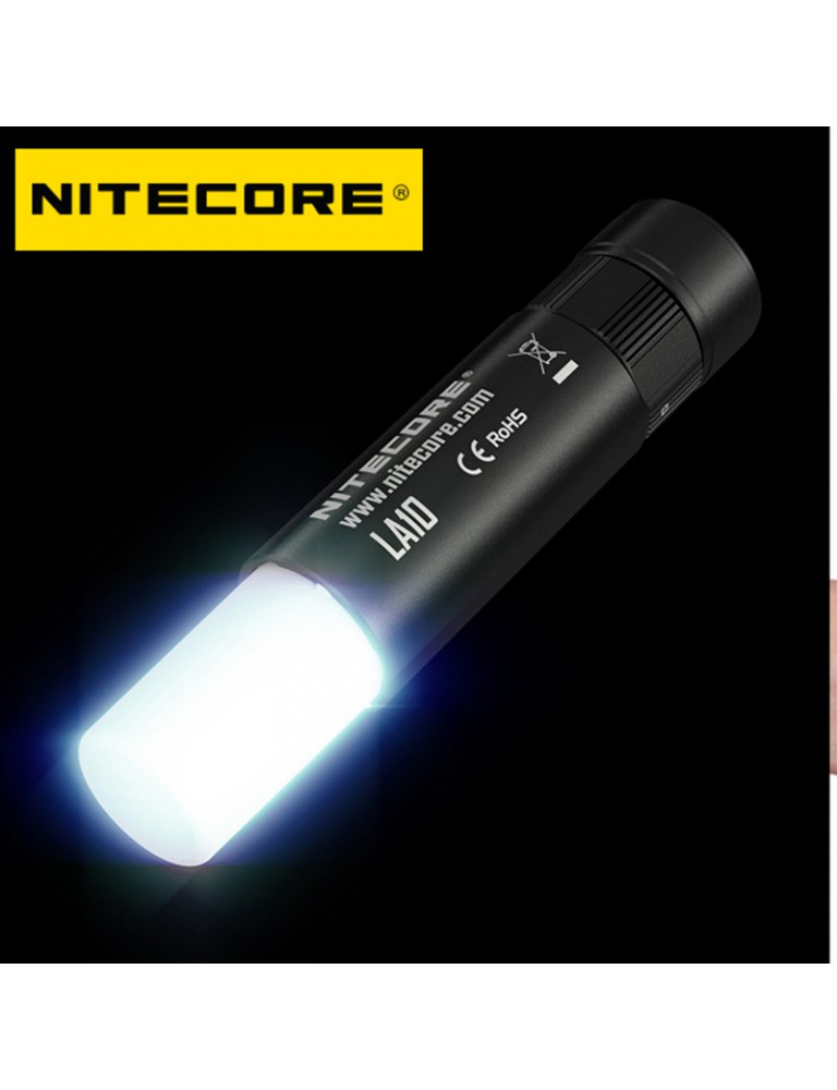 NiteCore LA10 CREE XP-G2 S3 LED Mini Camp Light Flashlight with Magnetic Tail 