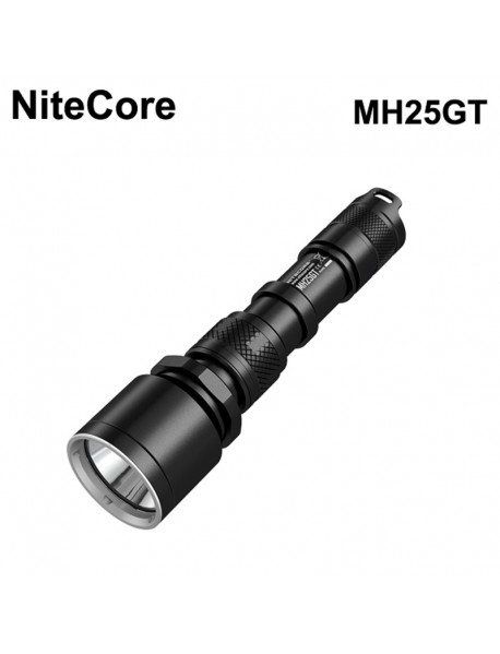 NiteCore MH25GT Cree XP-L HI V3 1000 Lumens White Light SMO LED Flashlight (1 x 18650 / 2 x CR123)