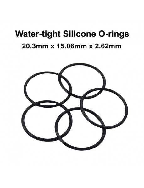 20.3mm x 15.06mm x 2.62mm Water-tight O-Ring Seals (5 pcs)