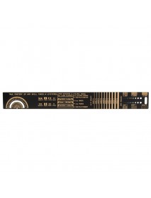 25cm(L) Electronic PCB Style Ruler for Electronic Engineers
