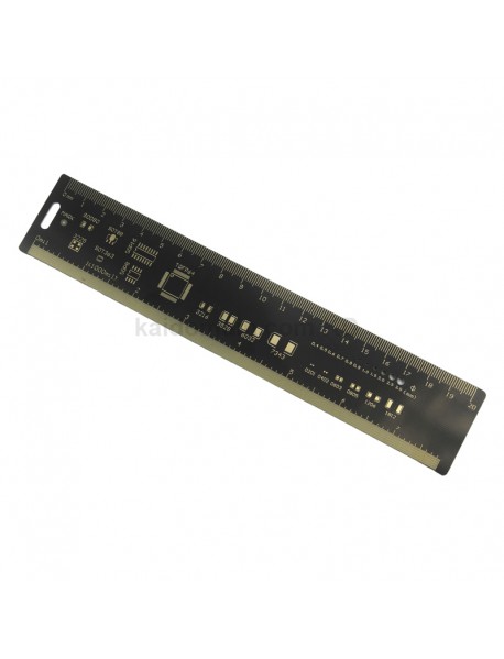 20cm(L) Electronic PCB Style Ruler for Electronic Engineers