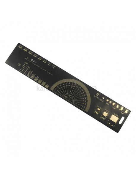 20cm(L) Electronic PCB Style Ruler for Electronic Engineers