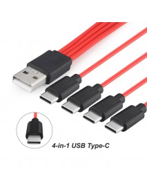 4-in-1 USB Type-C Charging Cable (17mm Length)