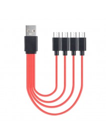 4-in-1 Micro USB Charging Cable (17mm Length)