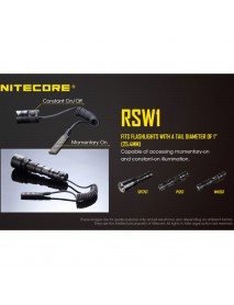 Nitecore RSW1 Remote Pressure Switch Tactical Flashlights