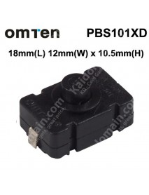 Omten PBS101XD Reverse Clicky Switch 18mm (L) x 12mm (W) x 10.5mm (H) (5 pcs)