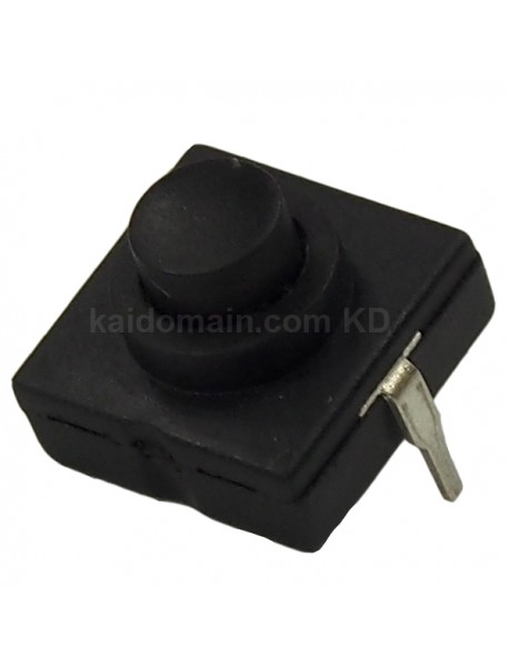 Reverse Clicky Switch 12mm (L) x 12mm (W) - Black button (5 pcs)