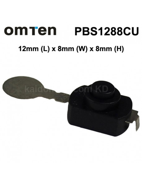 Omten PBS1288CU Reverse Clicky Switch 12mm (L) x 8mm (W) x 8mm (H) (5 pcs)