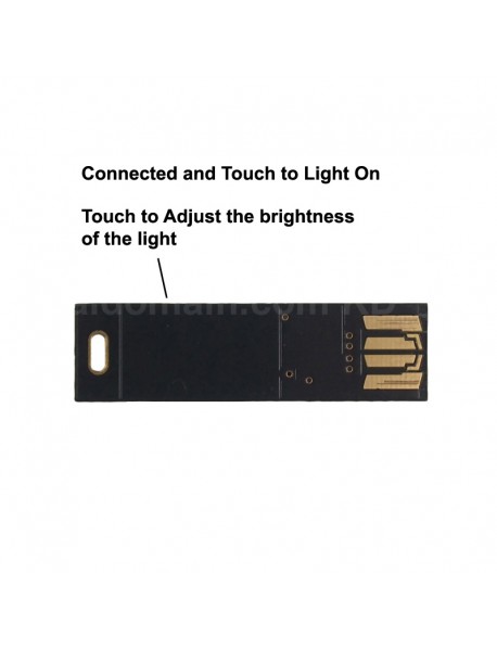 Double Sided Adjustable 6x LEDs Portable USB LED Light