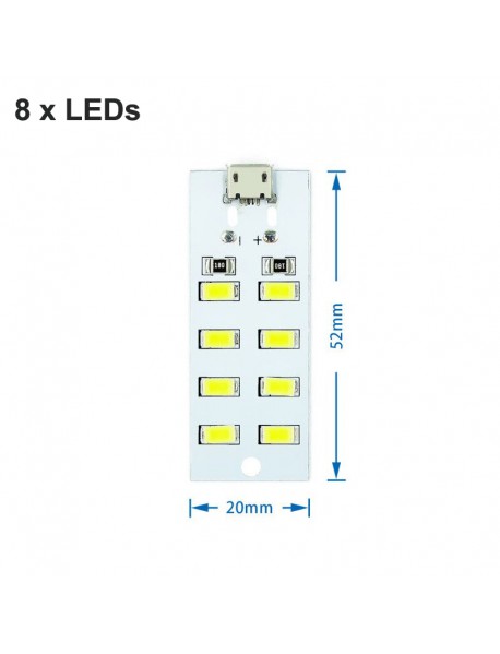 Micro USB 5V 5730 LED Light Panel