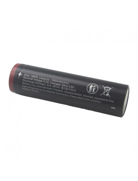 Soshine 18650 LiFePo4 3.2V 2000mAh Rechargeable Battery with PCB