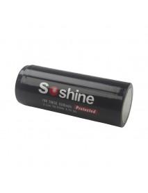 Soshine 26650 3.7V 5500mAh Rechargeable Li-ion 26650 Battery with PCB