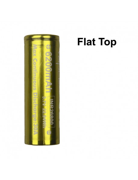 INR26800 3.7V 6200mAh Rechargeable 26800 Li-ion Battery without PCB