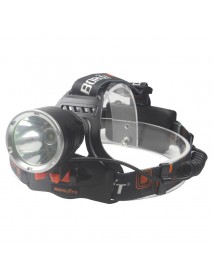 5050-L2 White 6500K 1000 Lumens 3-Mode 18650 Headlight (2x 18650)