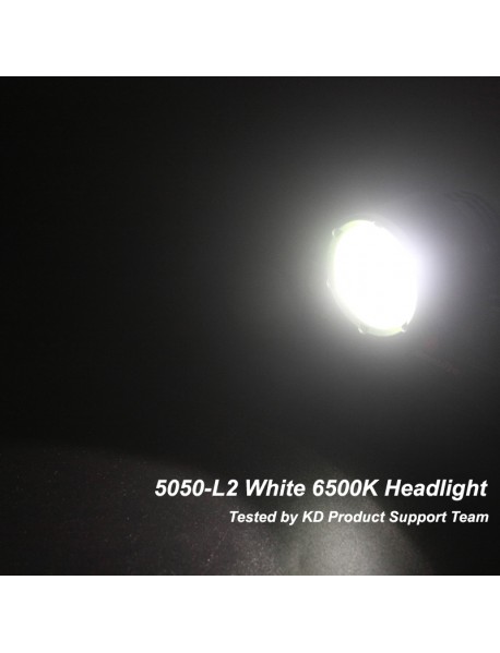 5050-L2 White 6500K 1000 Lumens 3-Mode 18650 Headlight (2x 18650)