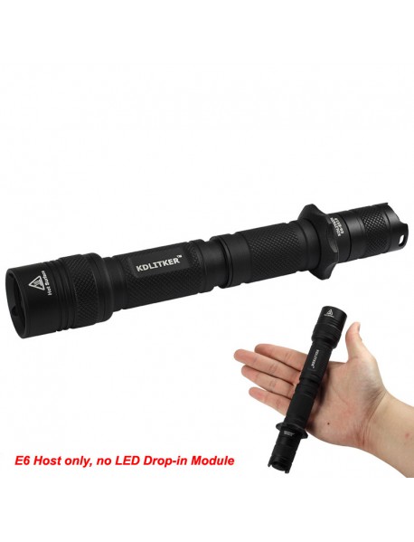KDLITKER E6 P6 Style 18650 Flashlight Host