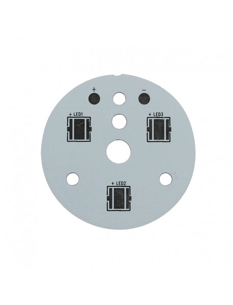 40.4mm (D) 3x 5050 Series Aluminum LED PCB