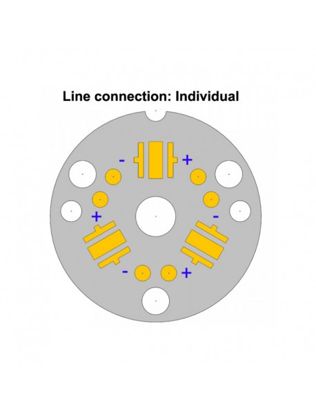 KDLitker 3TI-20 Triple DTP Copper MCPCB for 3535 LED (Individual)