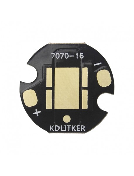 KDLITKER 7070-16 DTP Copper MCPCB for XHP70 Series (6V) / 7070 LEDs