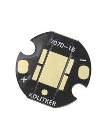 KDLITKER 7070-16 DTP Copper MCPCB for XHP70 Series (6V) / 7070 LEDs