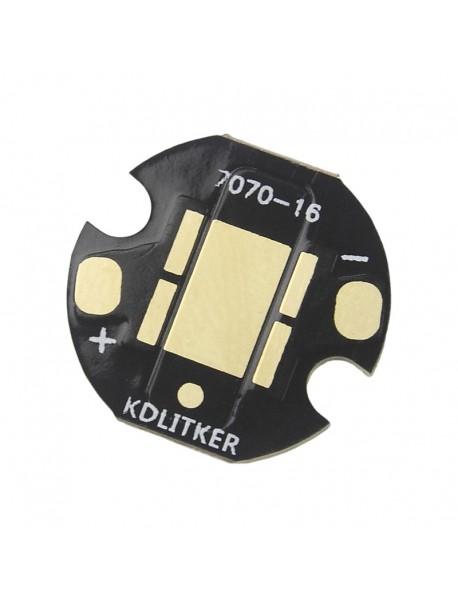 KDLITKER 7070-16 DTP Copper MCPCB for XHP70 Series (6V) / 7070 LEDs