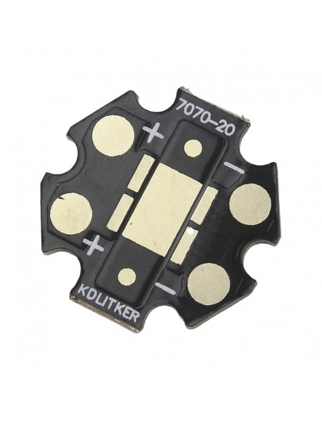 KDLITKER 7070-20 DTP Copper MCPCB for XHP70 Series (6V) / 7070 LEDs