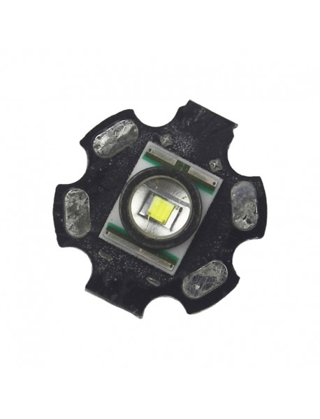 XR-E 3V 3W 1000mA White 6500K on 18mm Aluminum LED PCB