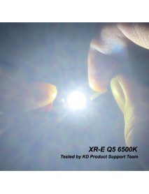XR-E 3V 3W 1000mA White 6500K on 18mm Aluminum LED PCB
