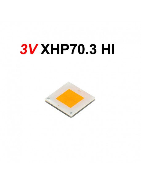 3V XHP70.3 HI 6500K 45W 14.4A 5157 Lumens SMD 7070 LED