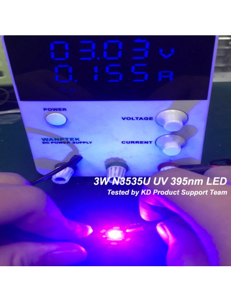 3W N3535U UV 365nm 395nm 410nm 420nm SMD 3535 LED