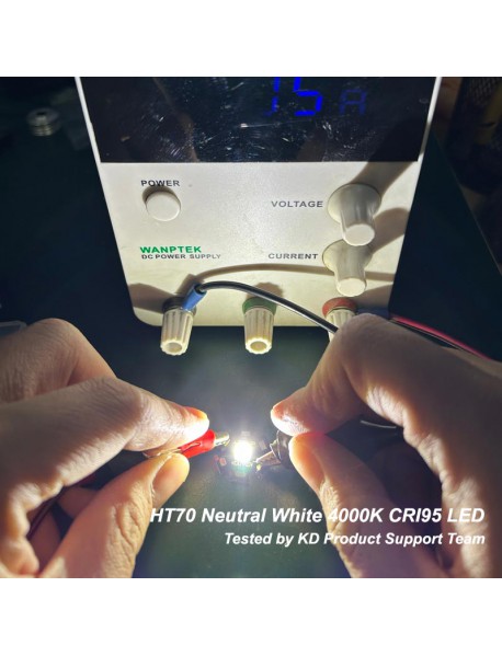 HT70 72W 6V 12A 3370 Lumens 4000K CRI95 SMD 7070 LED