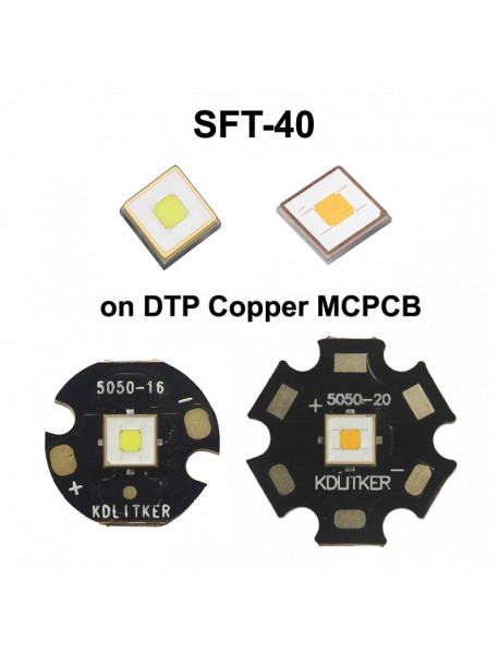 SFT-40 20W 3V 8A 2200 Lumens 6500K 5700K 5000K 3000K 2700K SMD 5050 LED