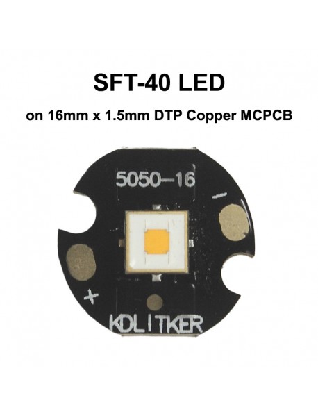 SFT-40 20W 3V 8A 2200 Lumens 6500K 5700K 5000K 3000K 2700K SMD 5050 LED