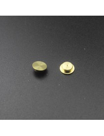7mm (D) x 2.3mm (H) Brass Button (2 PCS)