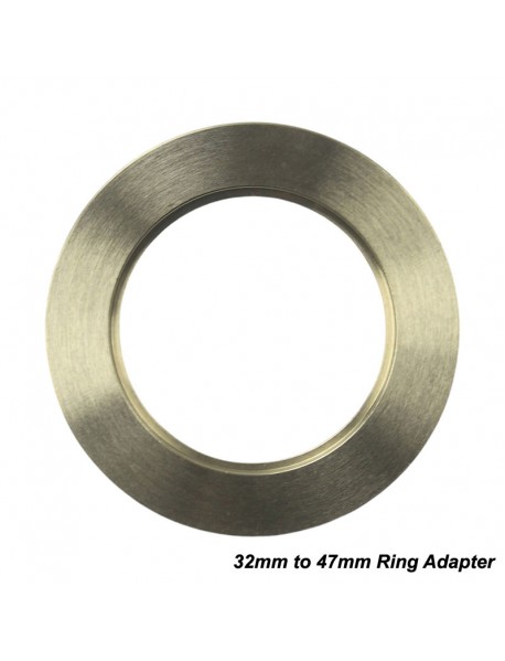 32mm (Int) to 47mm (Ext) Brass Ring Driver Adapter