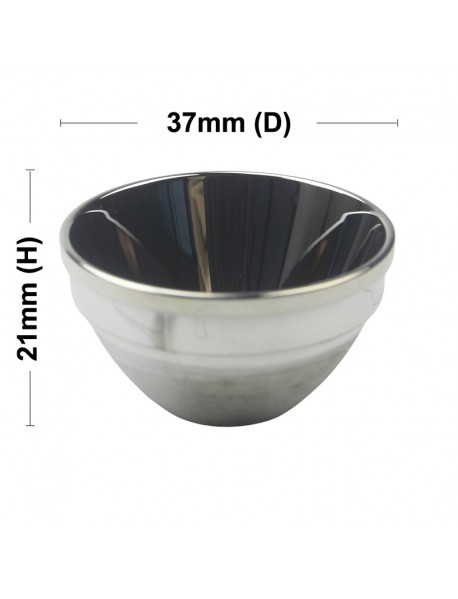C2 Flashlight SMO Aluminum Reflector 37mm (D) x 21mm (H)
