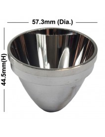57.3mm (D) x 44.5mm (H) SMO Aluminum Reflector