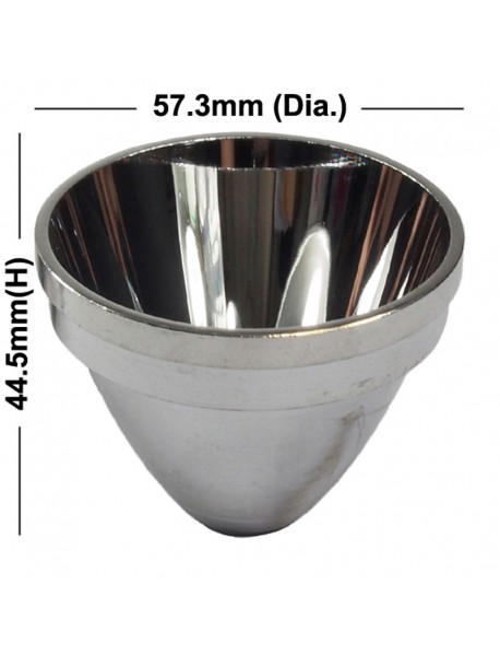 57.3mm (D) x 44.5mm (H) SMO Aluminum Reflector