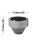 17.8mm (D) x 13.5mm (H) SMO Aluminum Reflector