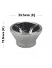 20.5mm (D) x 11.5mm (H) OP Aluminum Reflector for 5050 LED